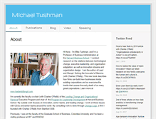 Tablet Screenshot of michaeltushman.com